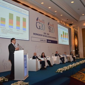 Turkey hosted G20-B20 Workshop on “Inclusive Business”