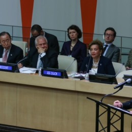Deputy Prime Minister Babacan addressed the annual Special High-Level Meeting of the UN Economic and Social Council