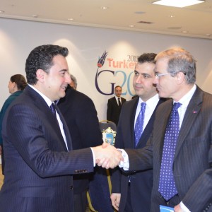 Deputy Prime Minister Babacan’s Working Lunch with G20 Ambassadors in Ankara