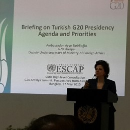 Turkey’s G20 Sherpa Briefed the UN Member States in New York and in Bangkok
